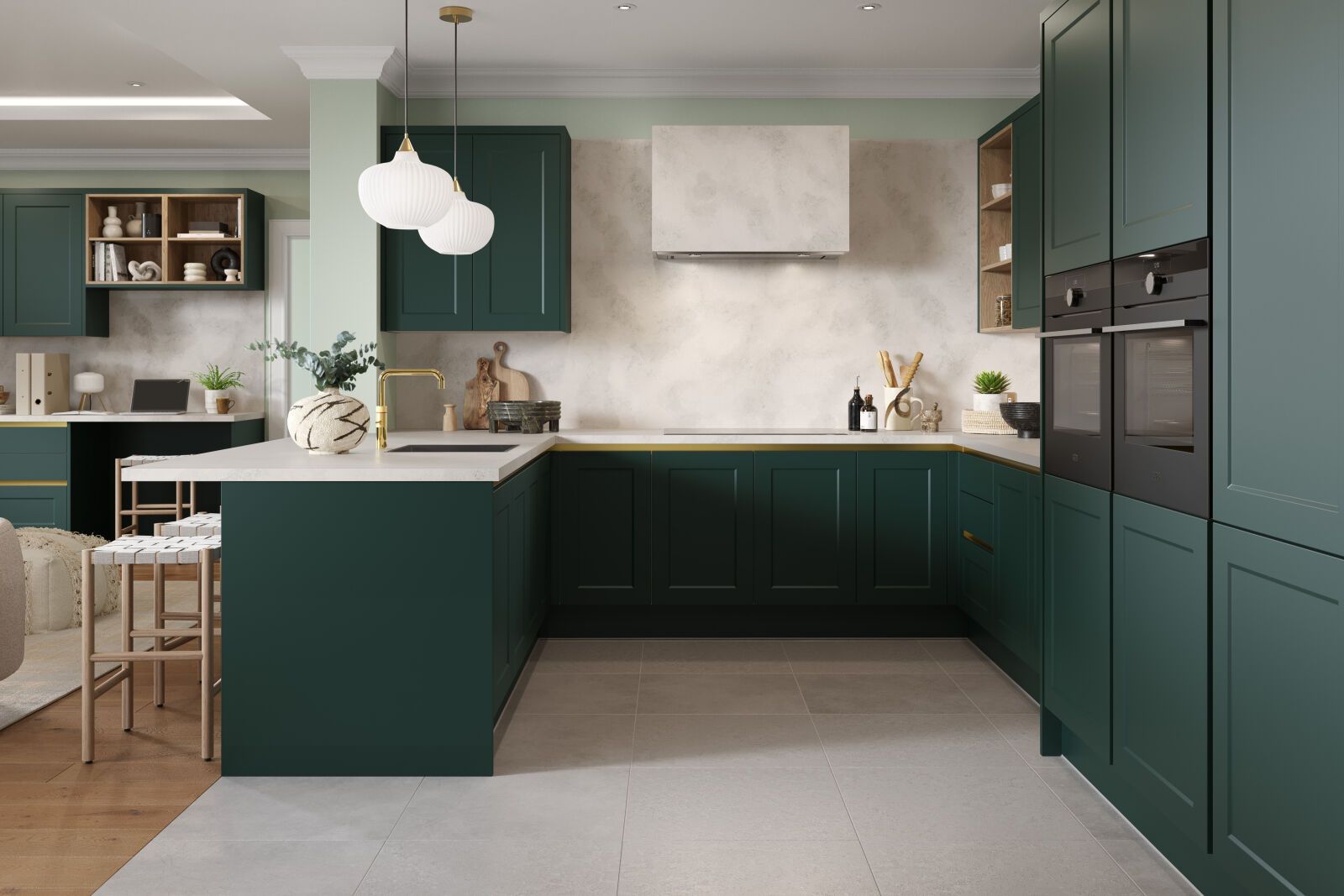 Milano Shaker Chelsea Ermine In Buckingham Green Wren Kitchens milano-shaker-chelsea-ermine-in-buckingham-green-wren-kitchens