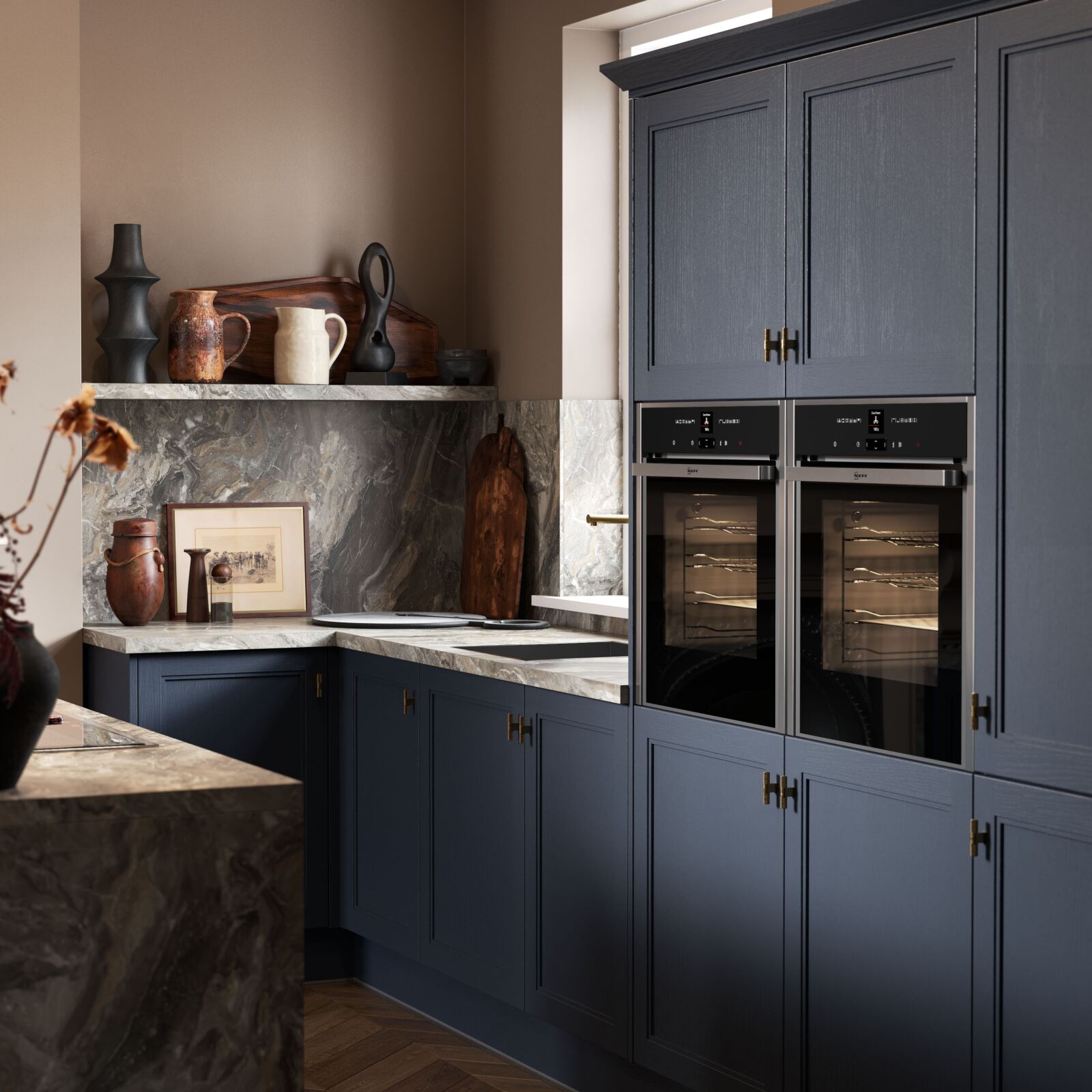Henley Timber in Regent Blue | Wren Kitchens