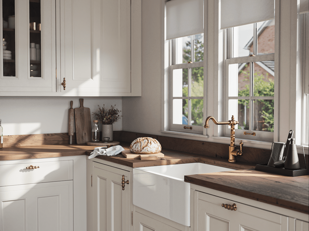 Inframe Country Ermine Cream Kitchen | Wren Kitchens