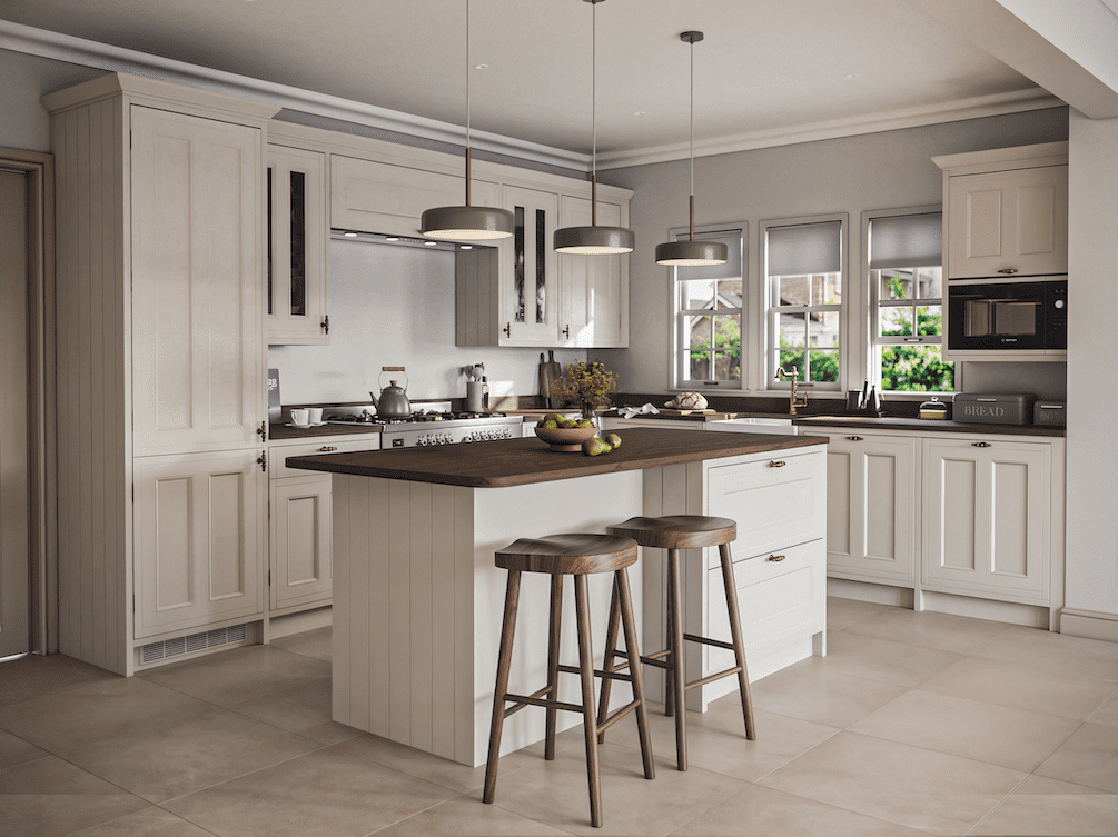 Inframe Country Ermine Cream Kitchen | Wren Kitchens