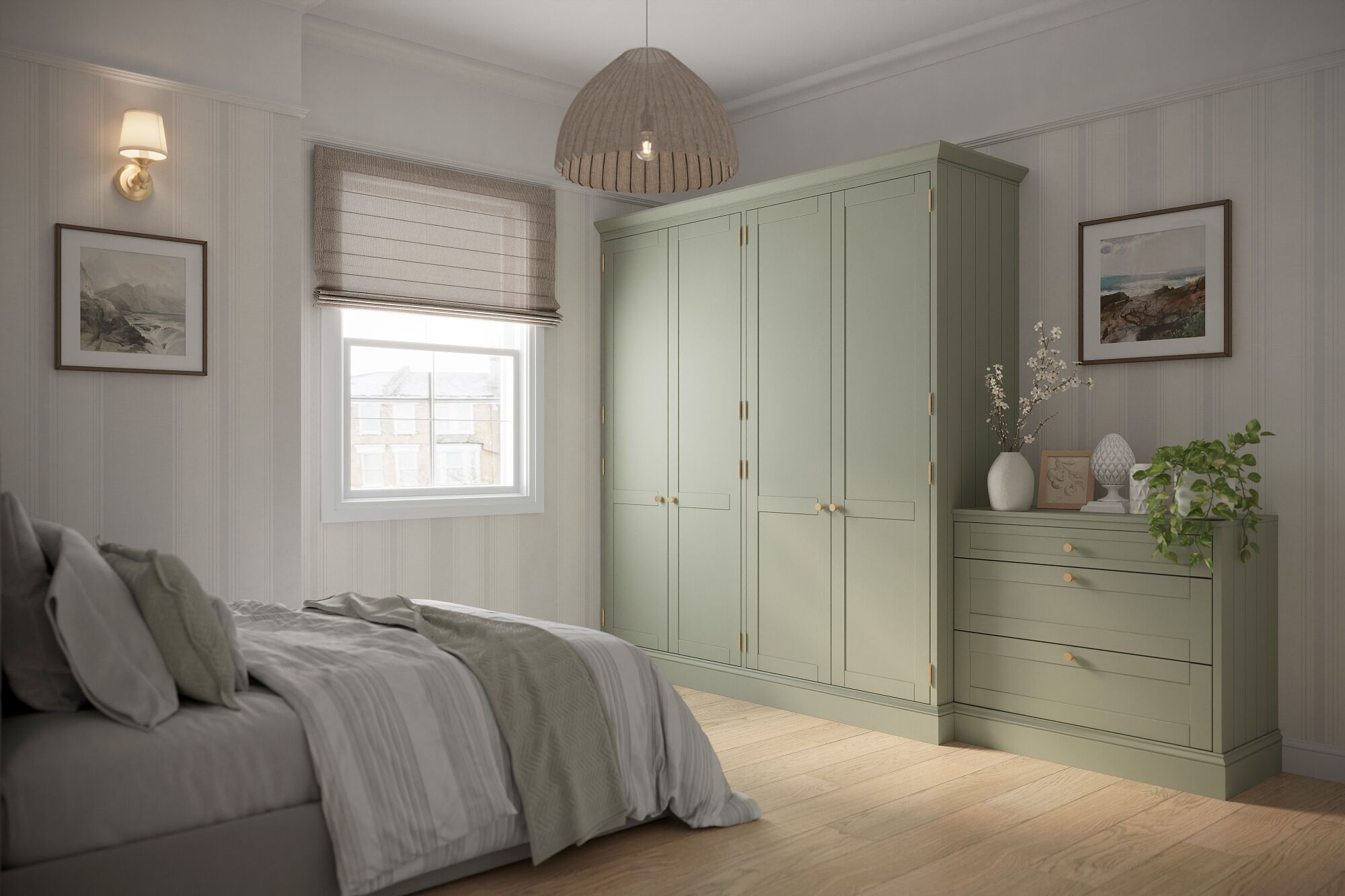 Sage Green Bedroom Furniture Set