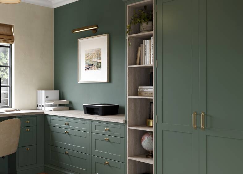 Inframe Shaker Inframe Shaker Classic Ermine Office in Moss Green