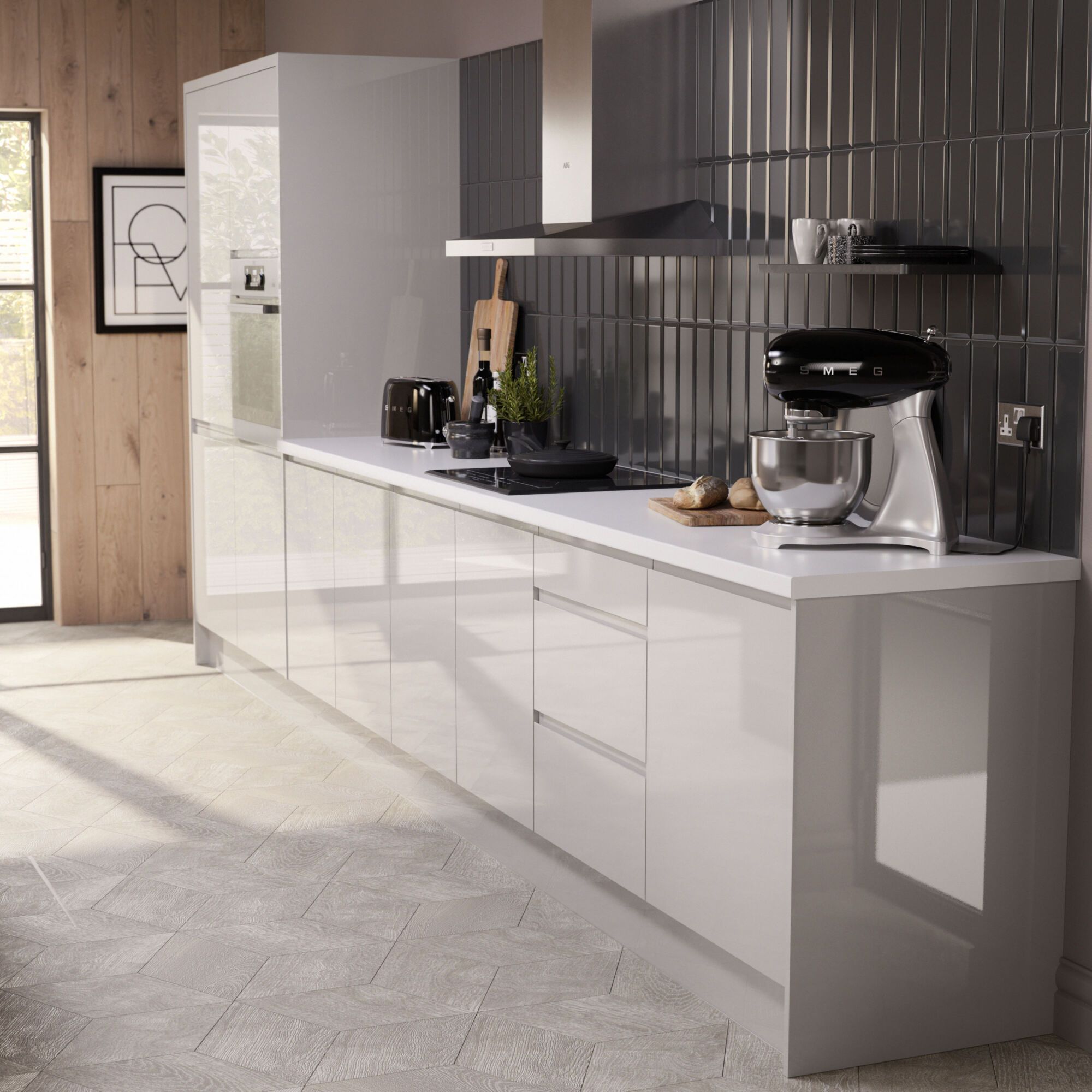 J Pull Kitchen in Cashmere | Wren Kitchens
