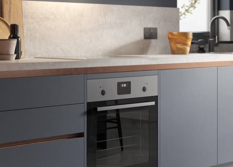 Linea Autograph in Navy Blue Silk | Wren Kitchens