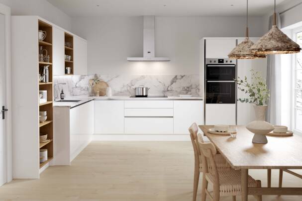 Linea Kitchens | Designer Handleless Kitchens | Wren Kitchens