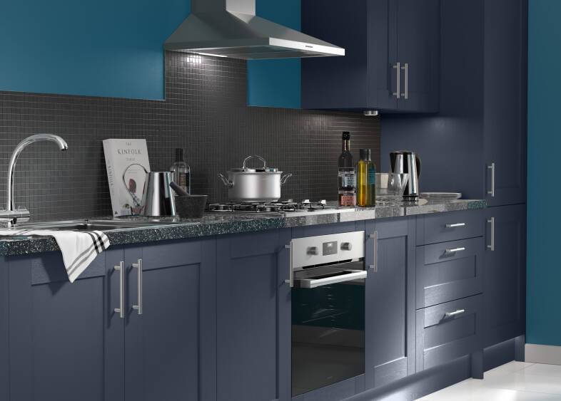 Navy Blue Shaker Kitchens | Wren | Wren Kitchens