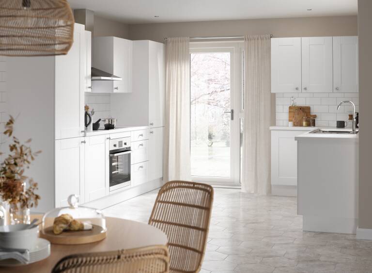 White Shaker Kitchen Cabinets Online photo