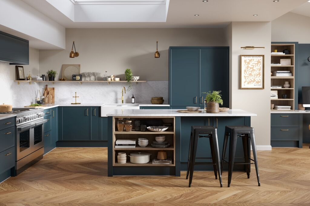 Wren Winter Blue Kitchen Ideas: Cozy & Stylish Designs for the Festive ...