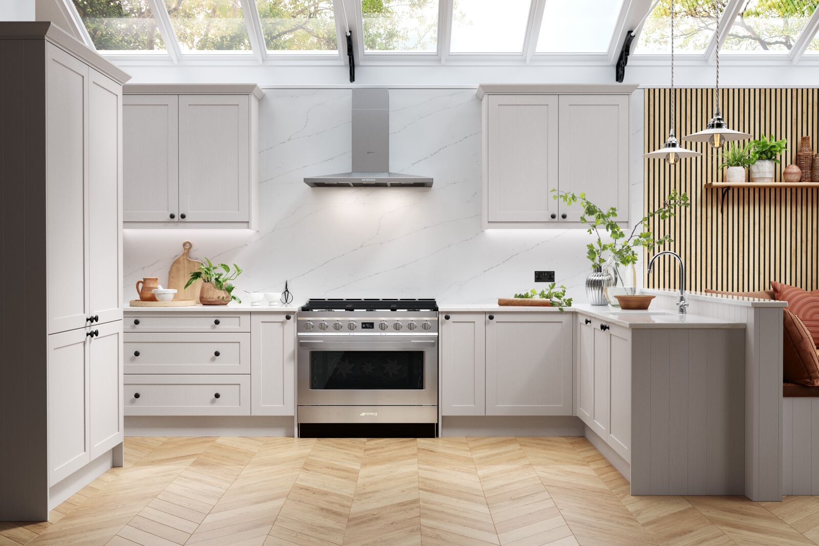 Grey Shaker Timber Kitchens | Wren | Wren Kitchens