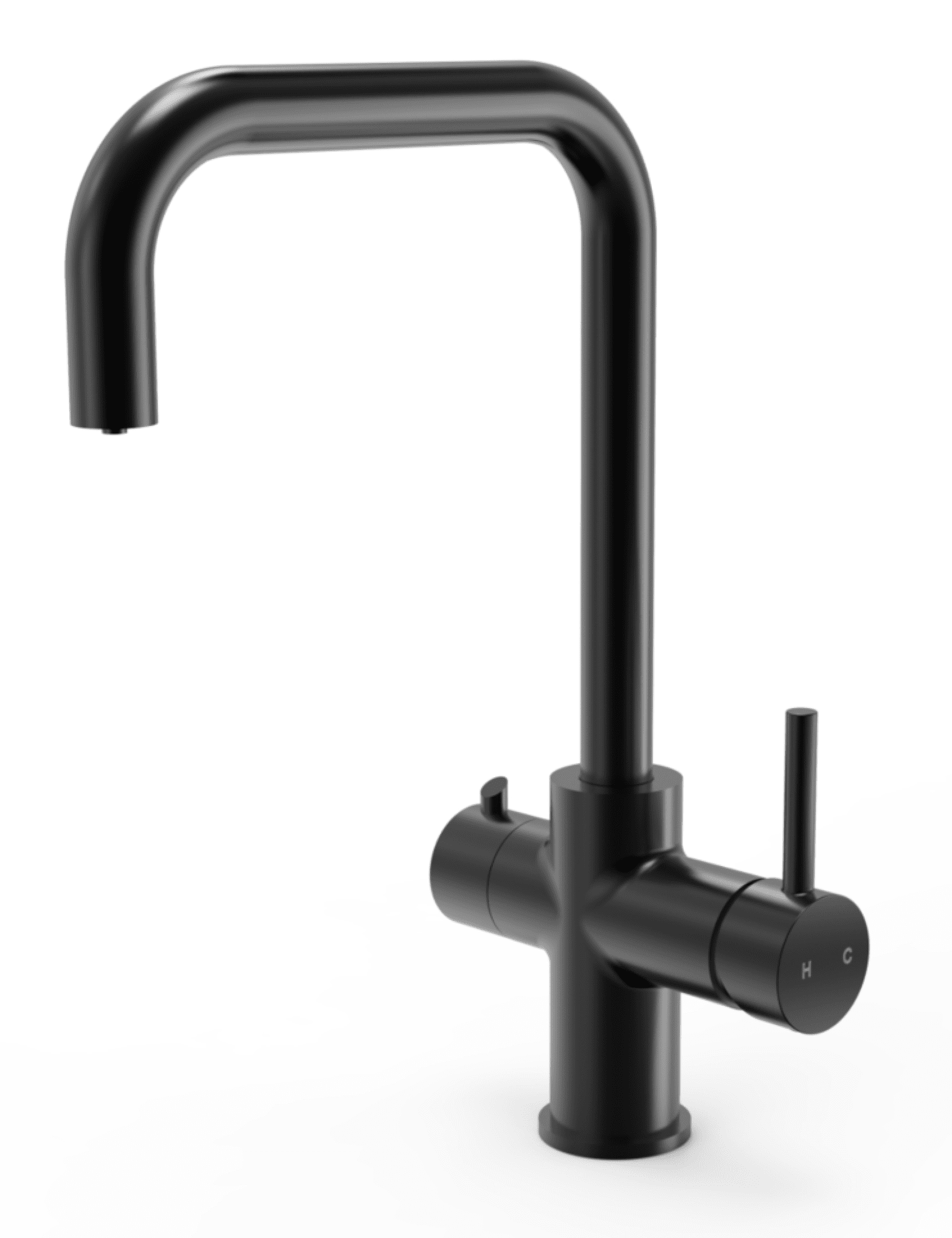 Boiling Tap 4 in 1 Boiling Hot Water Tap Matt Black | Wren Kitchens