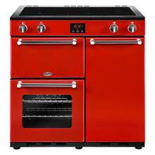 Belling Lincoln Classic 90cm Induction Range Cooker - Red