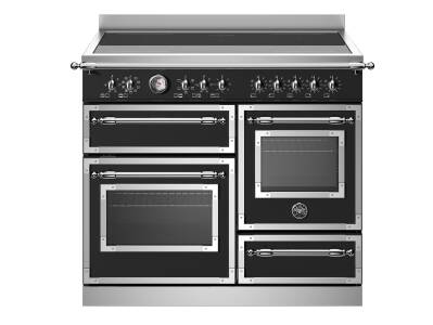 Bertazzoni Heritage Series 100cm Induction 5 Zone Range Cooker Inc Grill (2 Ovens) - Black