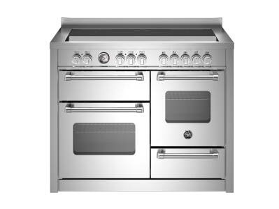 Bertazzoni Master Series 110cm Induction 6 Zone Range Cooker Inc Grill (2 Ovens) - Stainless Steel