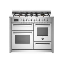 Bertazzoni Professional Series 110cm Dual Fuel 6 Burner Range Cooker Inc Grill (2 Ovens)