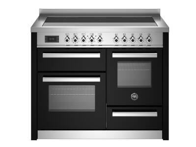 Bertazzoni Professional Series 110cm Induction 5 Zone Range Cooker Inc Grill (2 Ovens) - Black