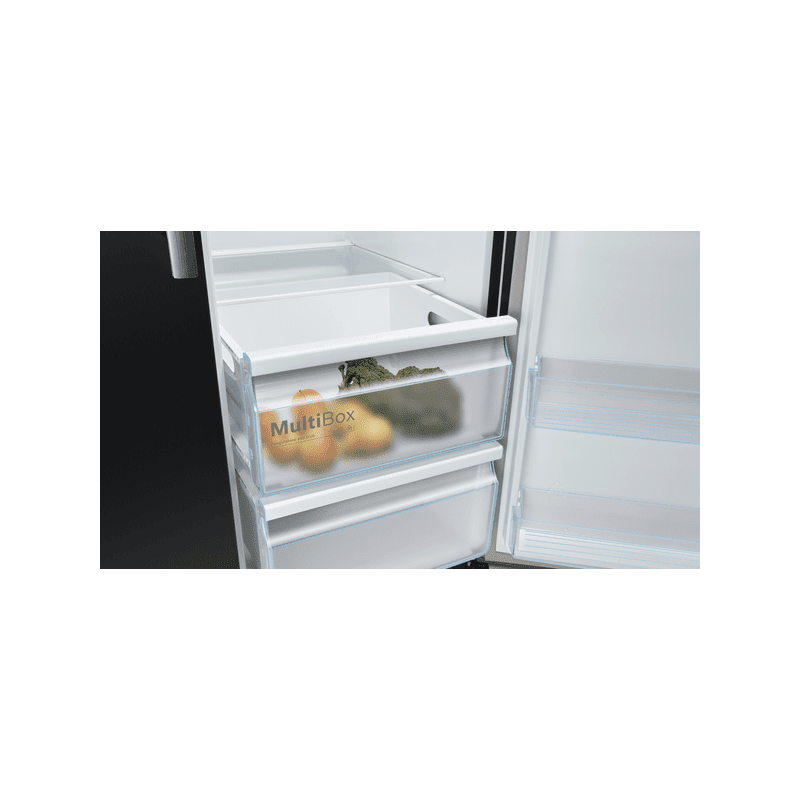Bosch H1787xW908xD707 Side by Side Fridge Freezer Frost Free - Plumbed additional image 2