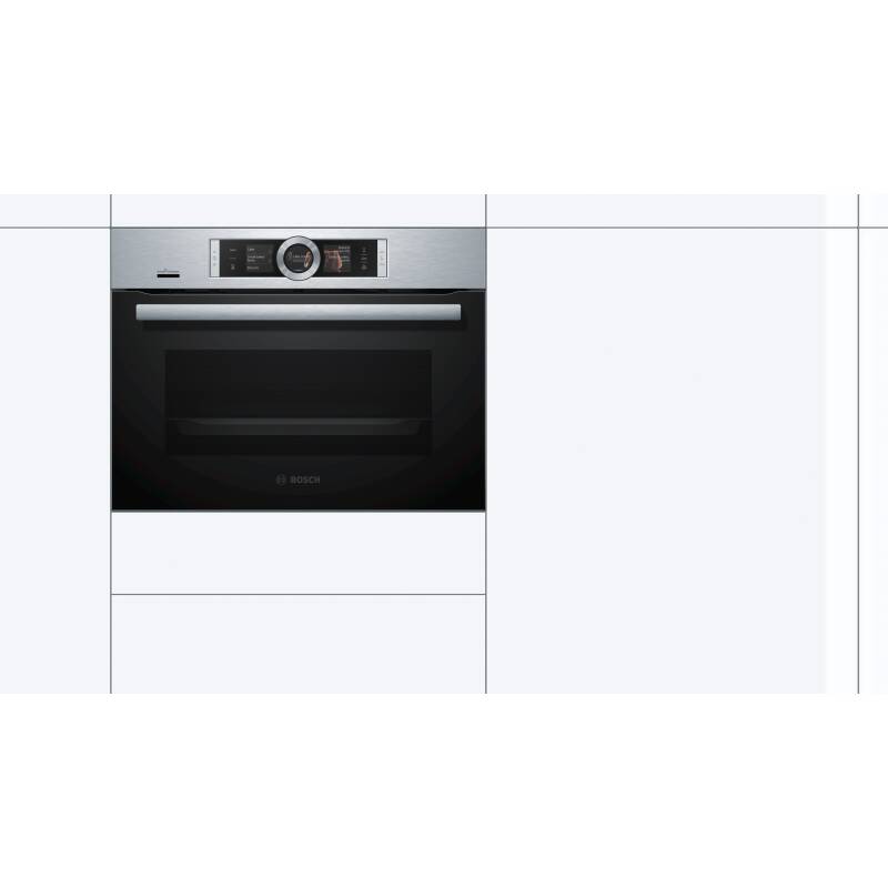 Bosch H455xW595xD548 Serie 8 Compact Steam Oven With Home Connect additional image 5