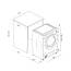 Candy H820xW600xD525 Integrated Washing Machine (8kg) additional image 2