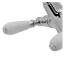 Fortuna Tap Chrome with White Handles - High/Low Pressure additional image 3