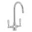 Fortuna Tap Chrome with White Handles - High/Low Pressure additional image 1