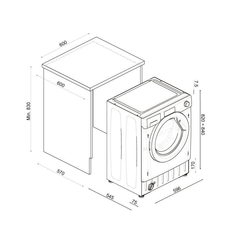 Hoover H850xW600xD580 Freestanding Washing Machine (10kg) additional image 1