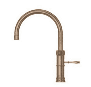 Quooker Classic Fusion Round 4 in 1 Boiling Tap Patinated Brass