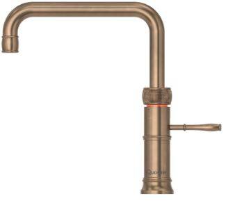 Quooker Classic Fusion Square 3 in 1 Boiling Tap Patinated Brass