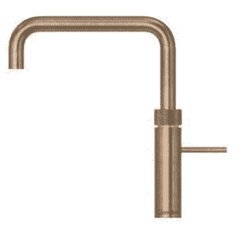 Quooker Fusion Square 5 in 1 Boiling Tap Patinated Brass