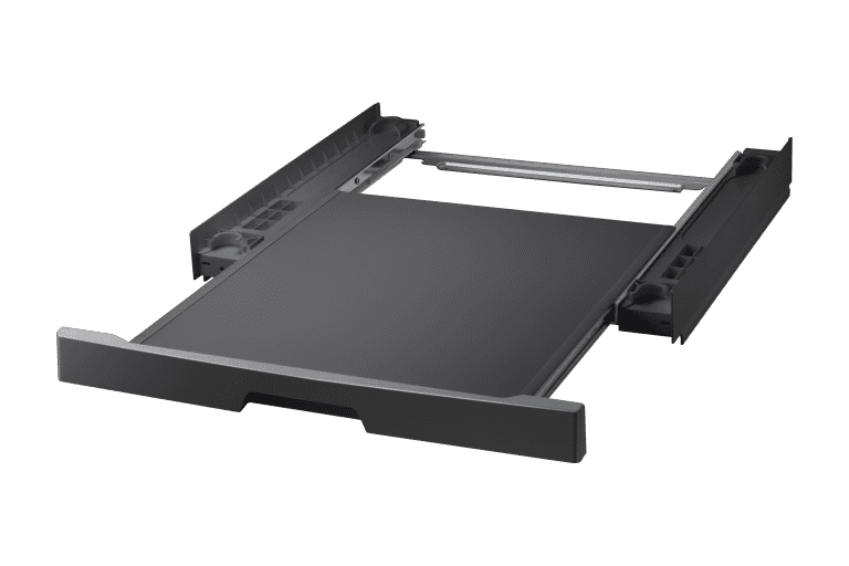 Samsung Stacking Kit With Pull Out Shelf (Black) | Wren Kitchens