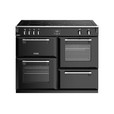 Stoves Richmond Deluxe 110cm Electric Induction Range Cooker - Black