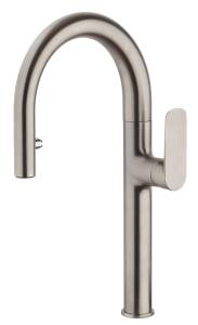 Vulcan Pull Down Tap Brushed Nickel - High Pressure Only
