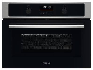Zanussi H455xW595xD567 Compact Multifunction Oven with Microwave - Stainless Steel
