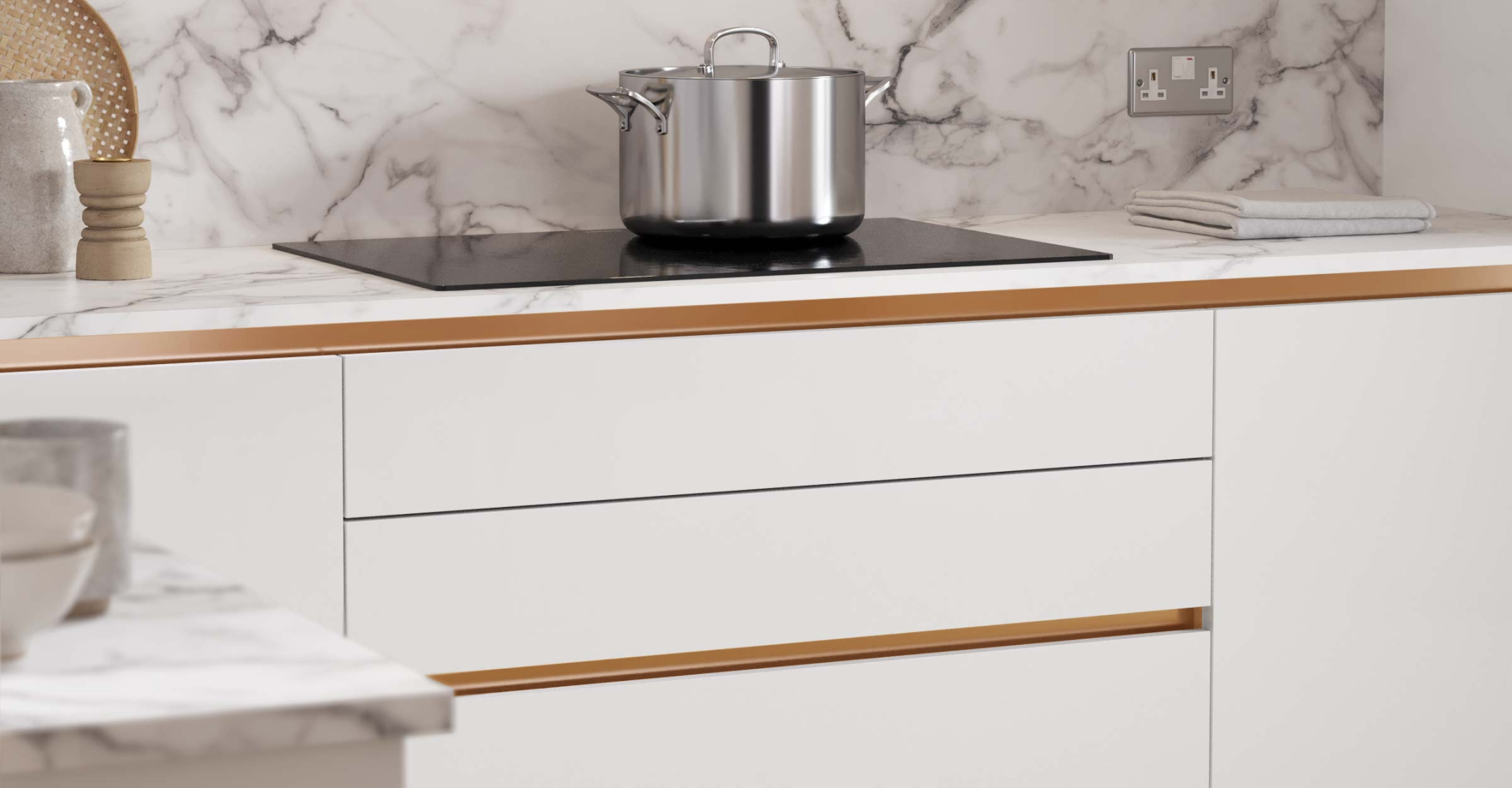 Linea Kitchens | Designer Handleless Kitchens | Wren Kitchens