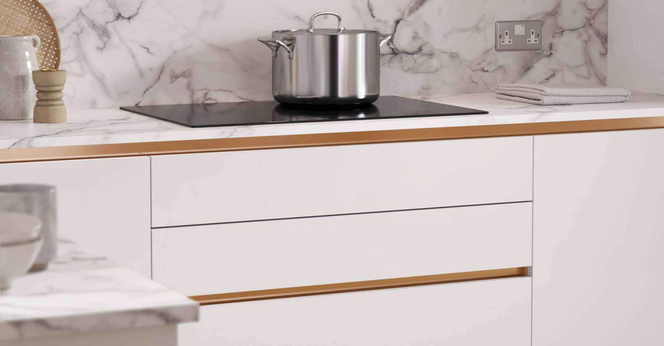 Linea Kitchens | Designer Handleless Kitchens | Wren Kitchens